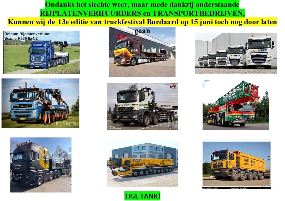 Rijplaters bedankt